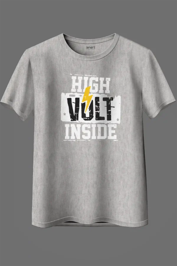 High Volt Inside Oversized T-Shirt Unisex |  100% Pure Cotton