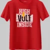 High Volt Inside Oversized T-Shirt Unisex |  100% Pure Cotton