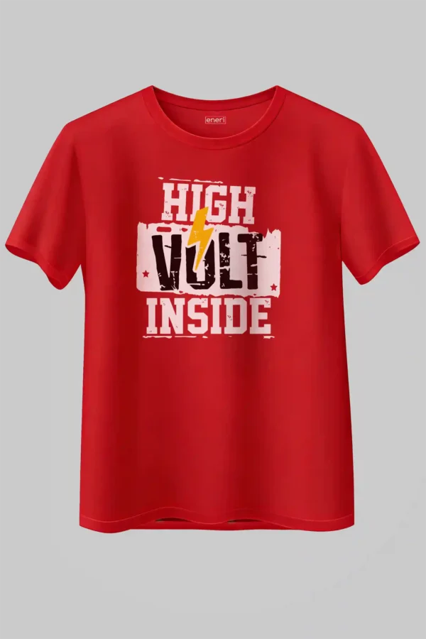 High Volt Inside Oversized T-Shirt Unisex |  100% Pure Cotton
