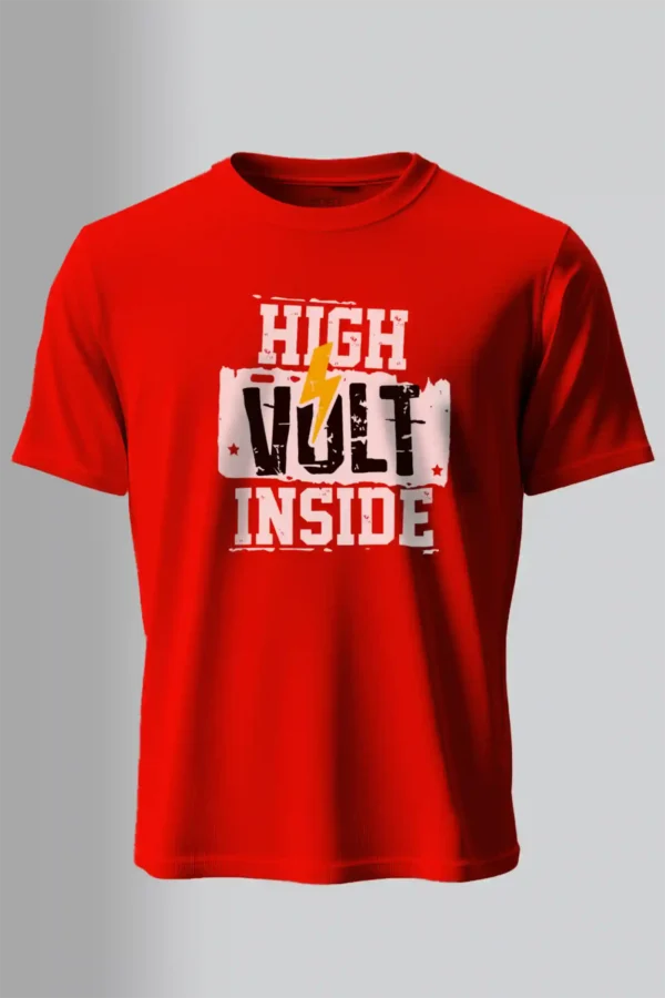High Volt Inside T-Shirt Unisex |  100% Pure Cotton