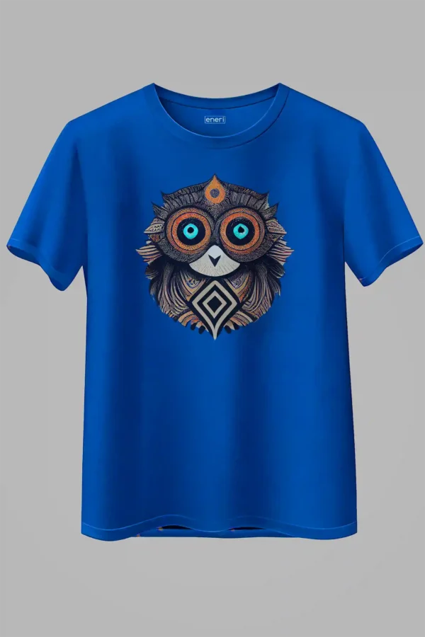 Owl Graphic Oversized T-Shirt Unisex |  100% Pure Cotton