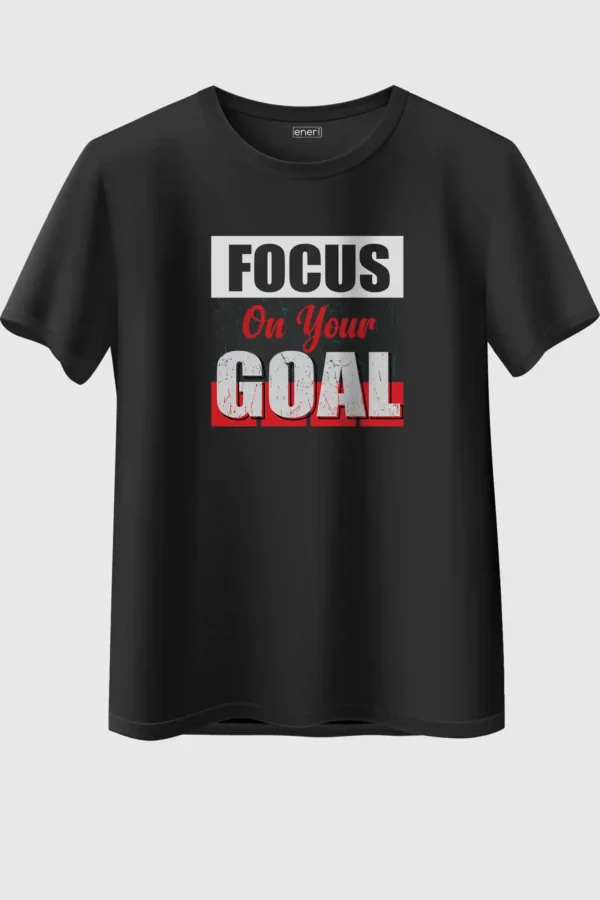 Focus on Your Goal Oversized T-Shirt Unisex |  100% Pure Cotton