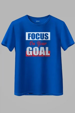 Focus on Your Goal Oversized T-Shirt Unisex |  100% Pure Cotton