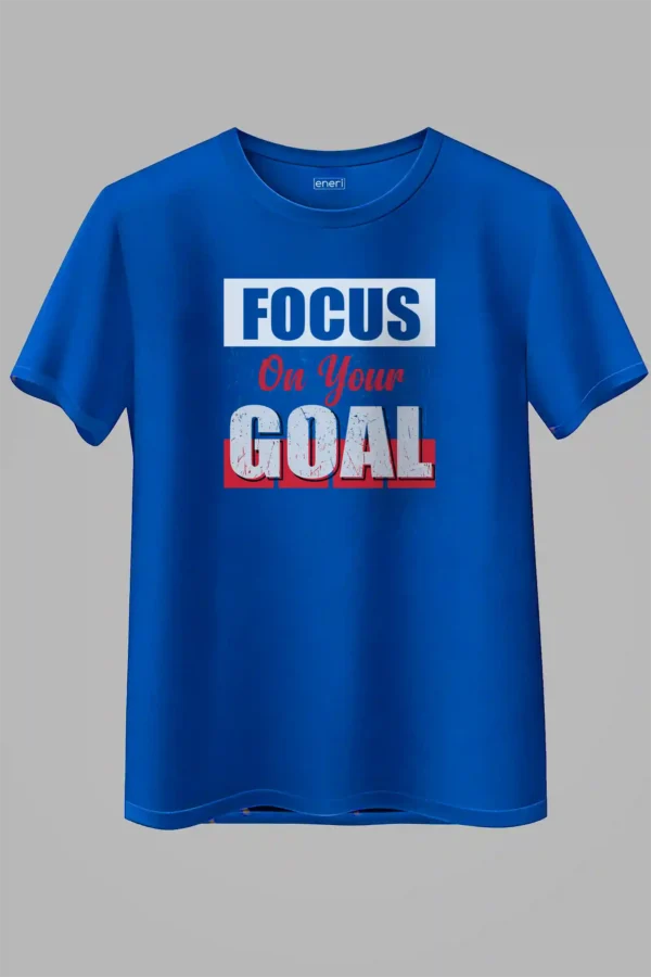 Focus on Your Goal Oversized T-Shirt Unisex |  100% Pure Cotton