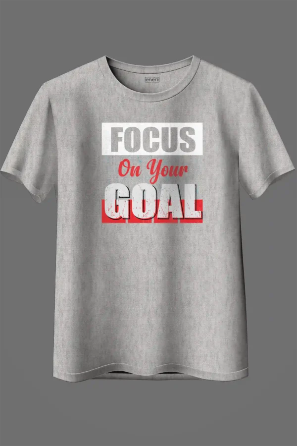 Focus on Your Goal Oversized T-Shirt Unisex |  100% Pure Cotton