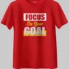 Focus on Your Goal Oversized T-Shirt Unisex |  100% Pure Cotton