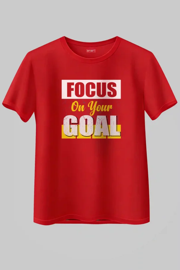 Focus on Your Goal Oversized T-Shirt Unisex |  100% Pure Cotton