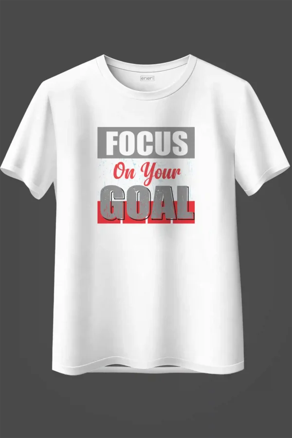 Focus on Your Goal Oversized T-Shirt Unisex |  100% Pure Cotton