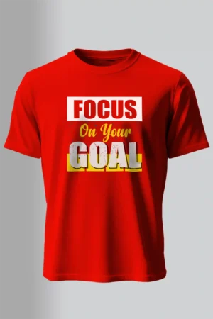 Focus on Your Goal T-Shirt Unisex |  100% Pure Cotton
