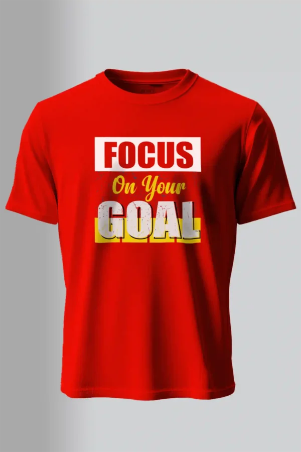 Focus on Your Goal T-Shirt Unisex |  100% Pure Cotton