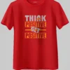 Think Positive Get Positive Oversized T-Shirt Unisex |  100% Pure Cotton