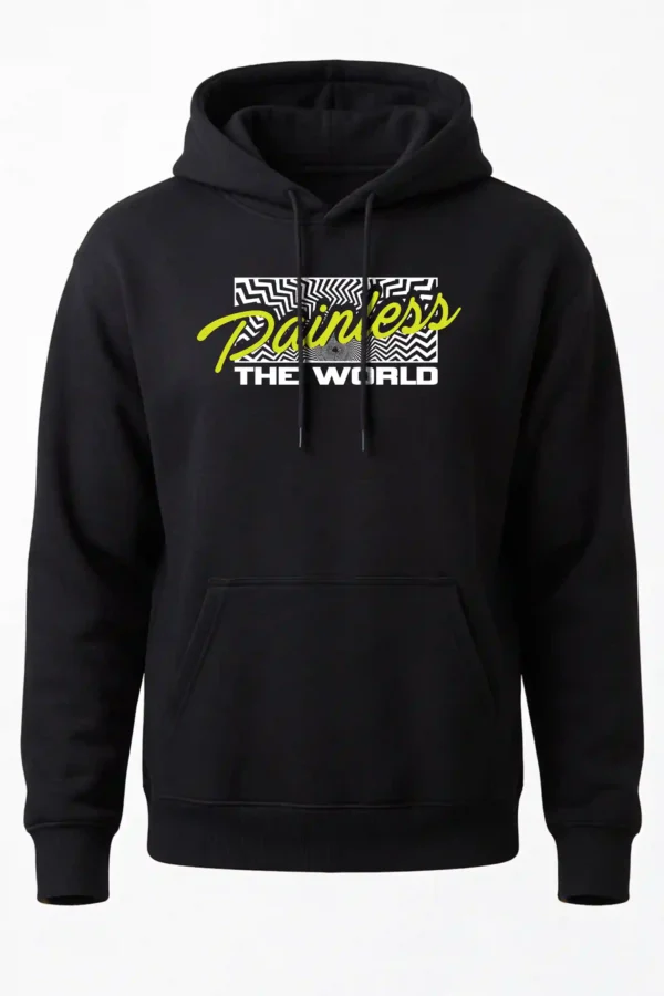 Painless the World Hoodie Unisex | 320 GSM Fleece Winter Wear