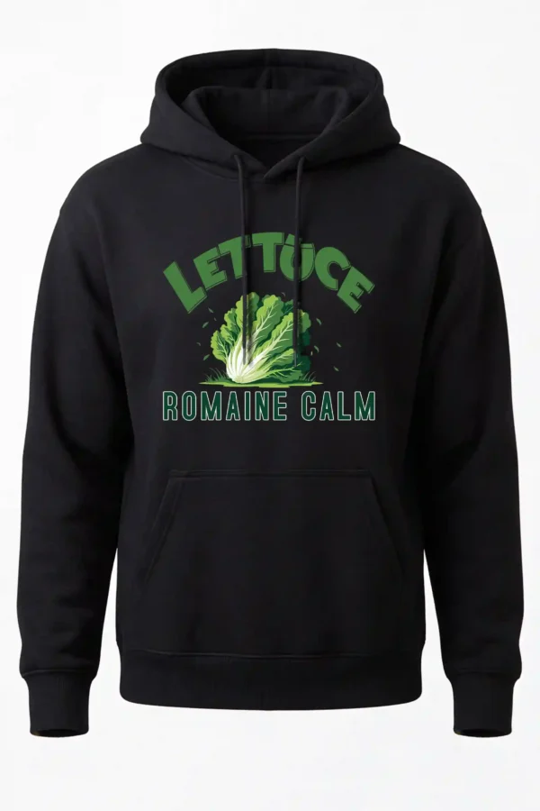 Lettuce Romaine Calm Hoodie Unisex | 320 GSM Fleece Winter Wear