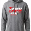 Hoodie Grey Melangs Run and Type Fast Hoodie Unisex | 320 GSM Fleece Winter Wear