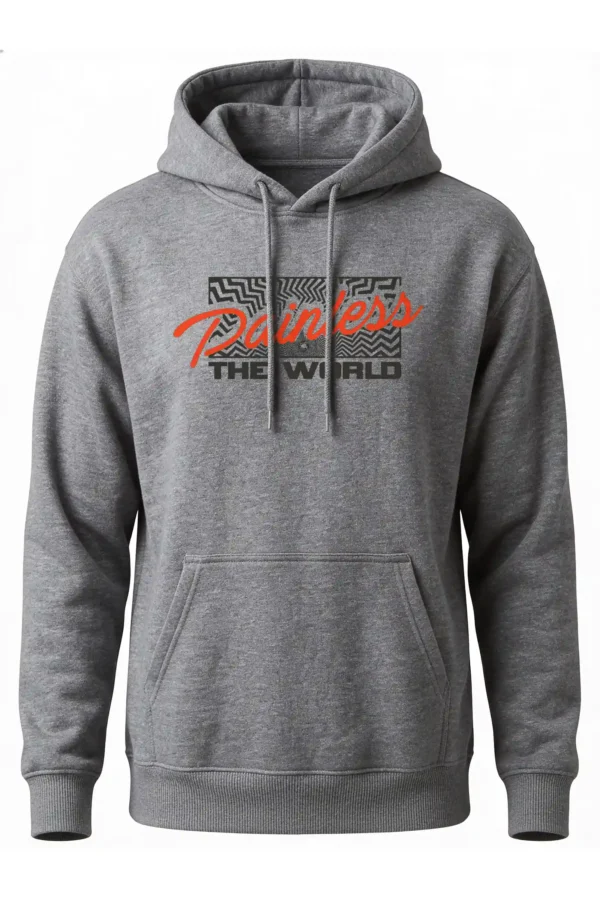Painless the World Hoodie Unisex | 320 GSM Fleece Winter Wear