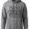 Hoodie Grey Melangs Make Today Great Hoodie Unisex | 320 GSM Fleece Winter Wear