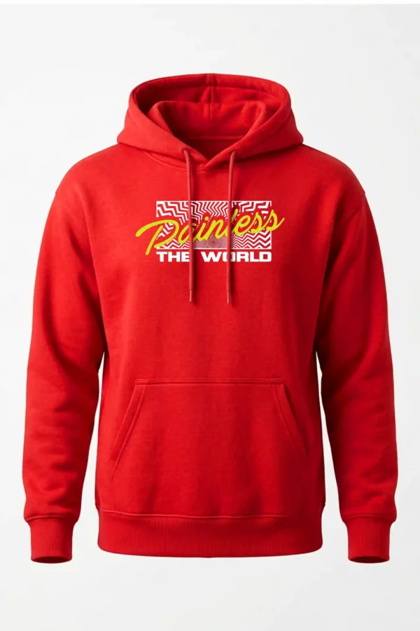 Painless the World Hoodie Unisex | 320 GSM Fleece Winter Wear