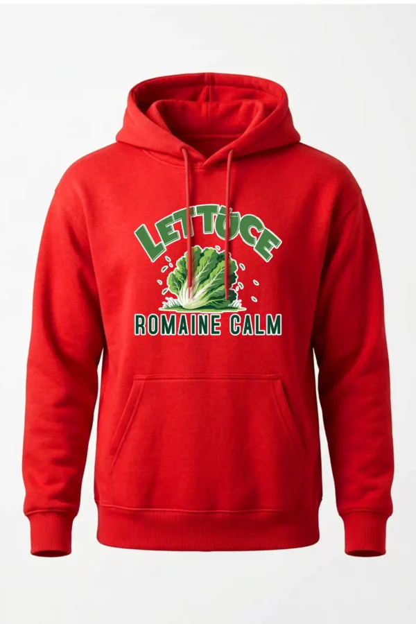 Lettuce Romaine Calm Hoodie Unisex | 320 GSM Fleece Winter Wear