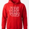 Hoodie red Make Today Great Hoodie Unisex | 320 GSM Fleece Winter Wear