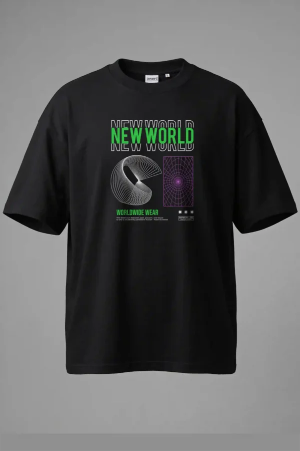 New World Oversized T-Shirt Unisex |  100% Pure Cotton
