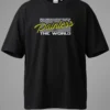 Over Size Black Painless the World Oversized T-Shirt Unisex | 100% Pure Cotton