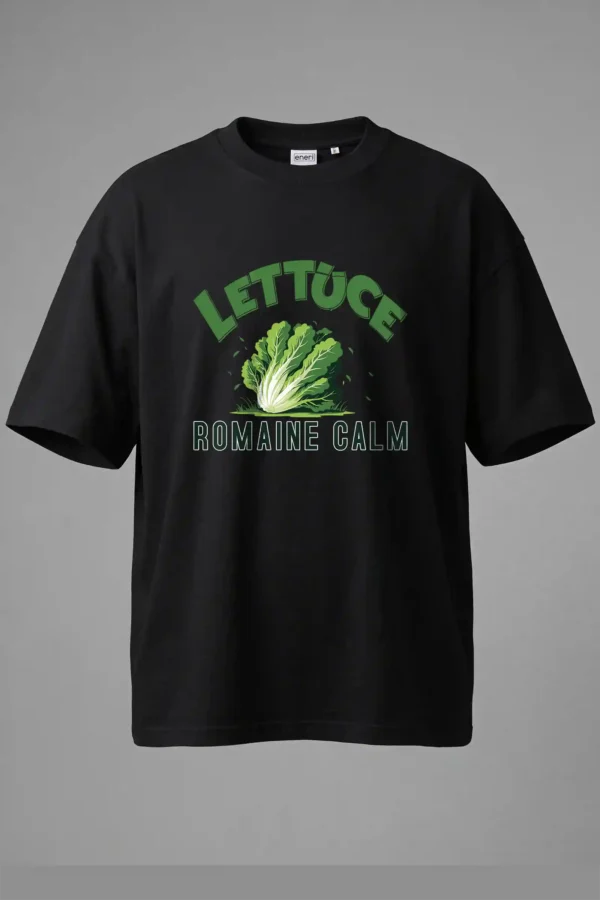 Lettuce Romaine Calm Oversized T-Shirt Unisex |  100% Pure Cotton