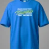 Over Size Blue Painless the World Oversized T-Shirt Unisex | 100% Pure Cotton