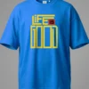 Over Size Blue Life is Good Oversized T-Shirt Unisex | 100% Pure Cotton
