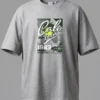 Over Size Grey Melange California Beach Oversized T-Shirt Unisex | 100% Pure Cotton