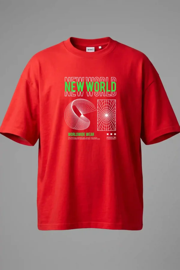 New World Oversized T-Shirt Unisex |  100% Pure Cotton