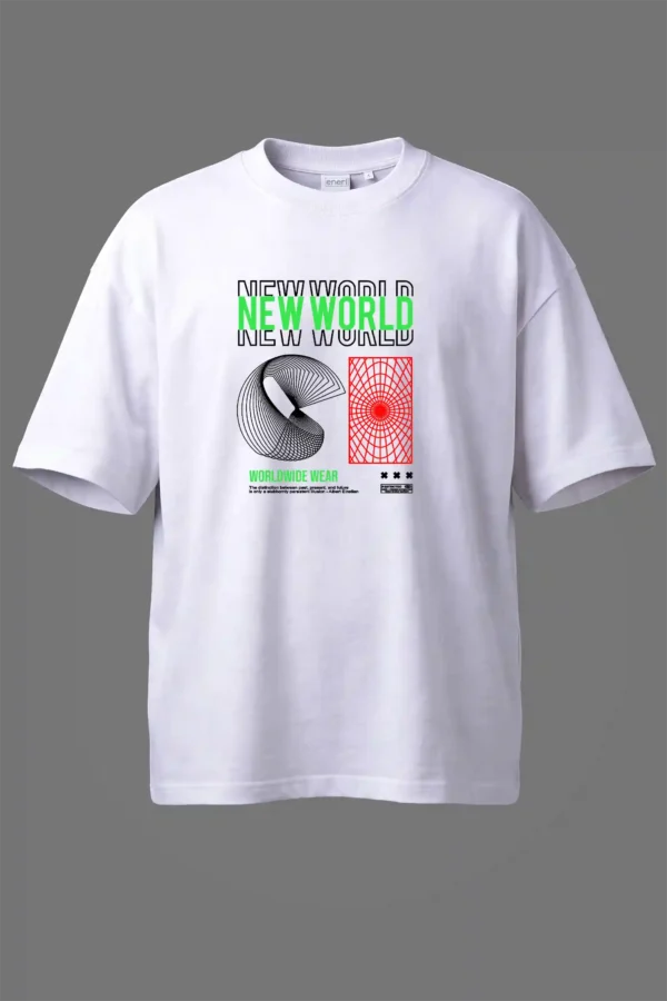 New World Oversized T-Shirt Unisex |  100% Pure Cotton