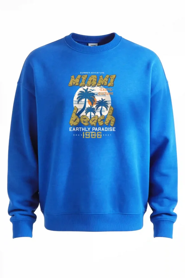 Miami Beach Sweatshirt Unisex | 300 GSM Premium Winter
