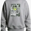 Sweatshirt Grey Melange California Beach Sweatshirt Unisex | 300 GSM Premium Winter