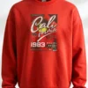 Sweatshirt Red California Beach Sweatshirt Unisex | 300 GSM Premium Winter