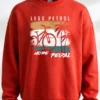 Sweatshirt Red Less Petrol More Pedal Sweatshirt Unisex | 300 GSM Premium Winter