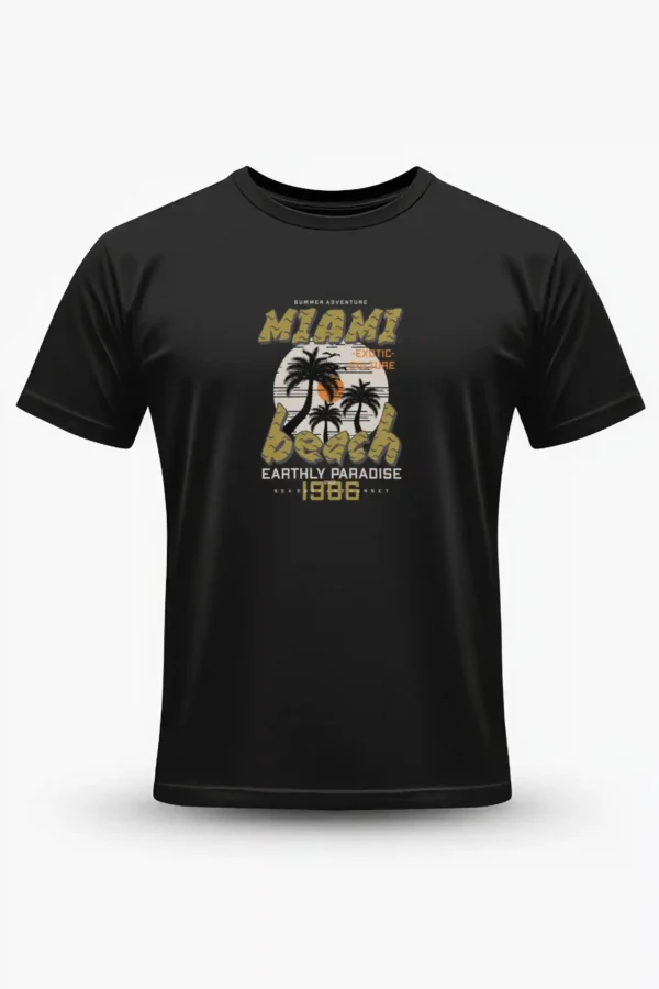 Miami Beach T-Shirt Unisex |  100% Pure Cotton