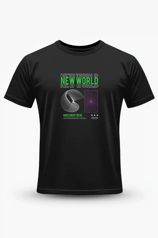 New World T-Shirt Unisex |  100% Pure Cotton