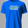 T-shirt Blue Painless the World T-Shirt Unisex | 100% Pure Cotton