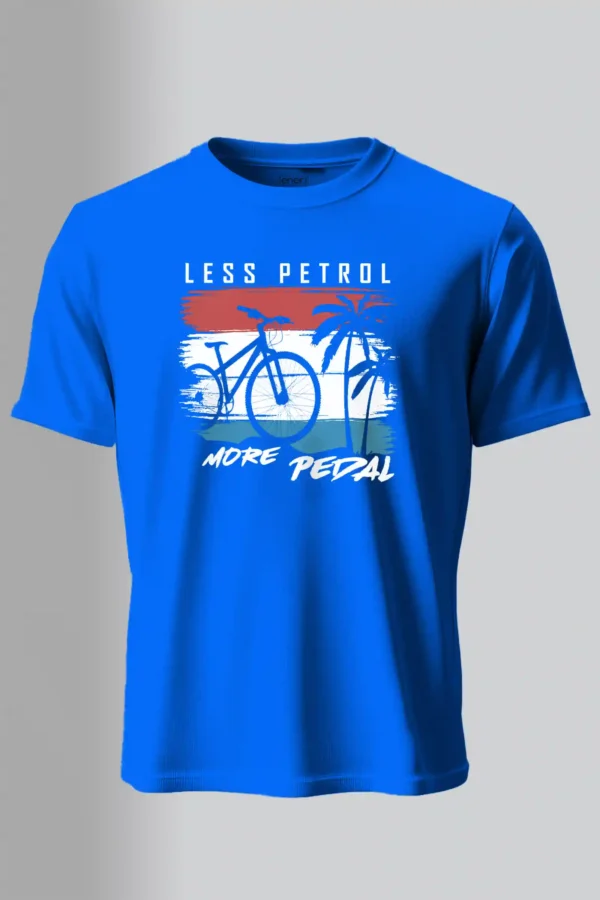 Less Petrol More Pedal T-Shirt Unisex |  100% Pure Cotton