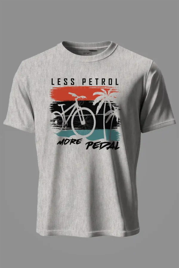 Less Petrol More Pedal T-Shirt Unisex |  100% Pure Cotton