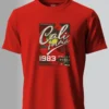 T-shirt Red California Beach T-Shirt Unisex | 100% Pure Cotton