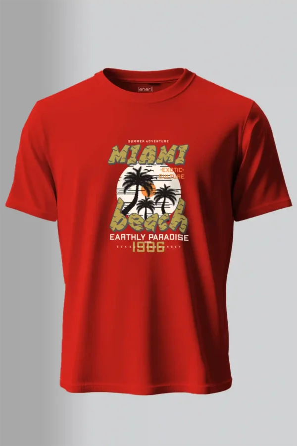 Miami Beach T-Shirt Unisex |  100% Pure Cotton