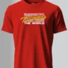 T-shirt Red Painless the World T-Shirt Unisex | 100% Pure Cotton