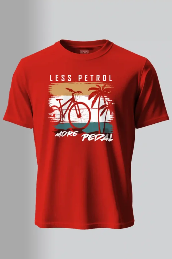 Less Petrol More Pedal T-Shirt Unisex |  100% Pure Cotton