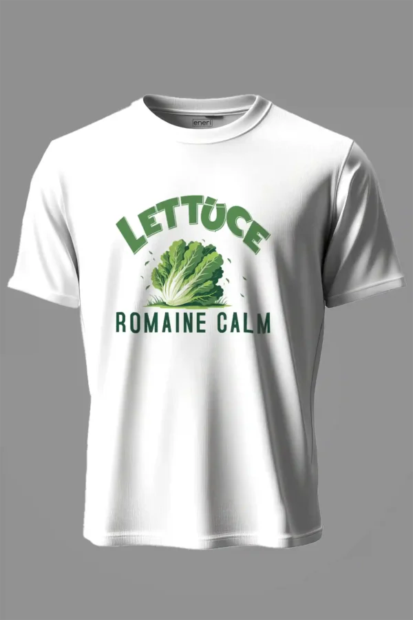 T-shirt white Lettuce Romaine Calm T-Shirt Unisex | 100% Pure Cotton